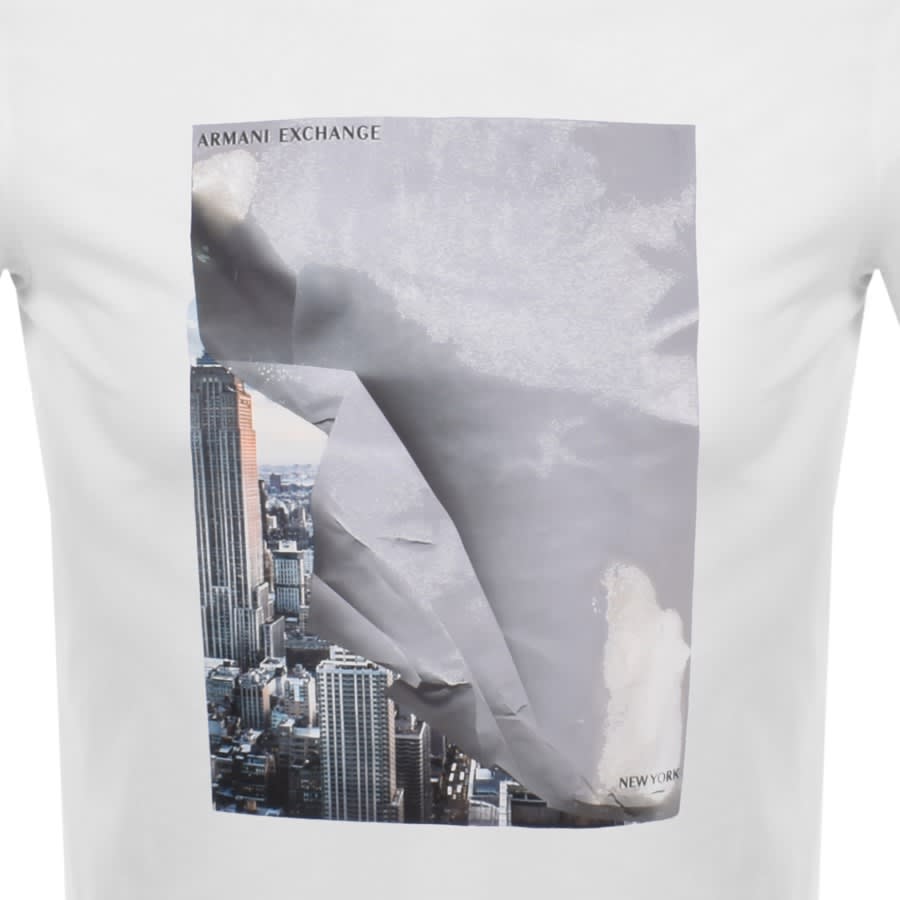 Armani Exchange Crew Neck Logo T Shirt White | Mainline Menswear United  States